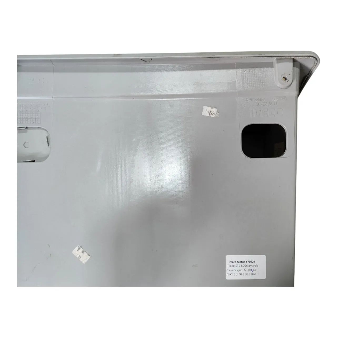 Porta Objetos Da Cabine Original Tector 170e21  E3543 Cinza Claro - Foto 4