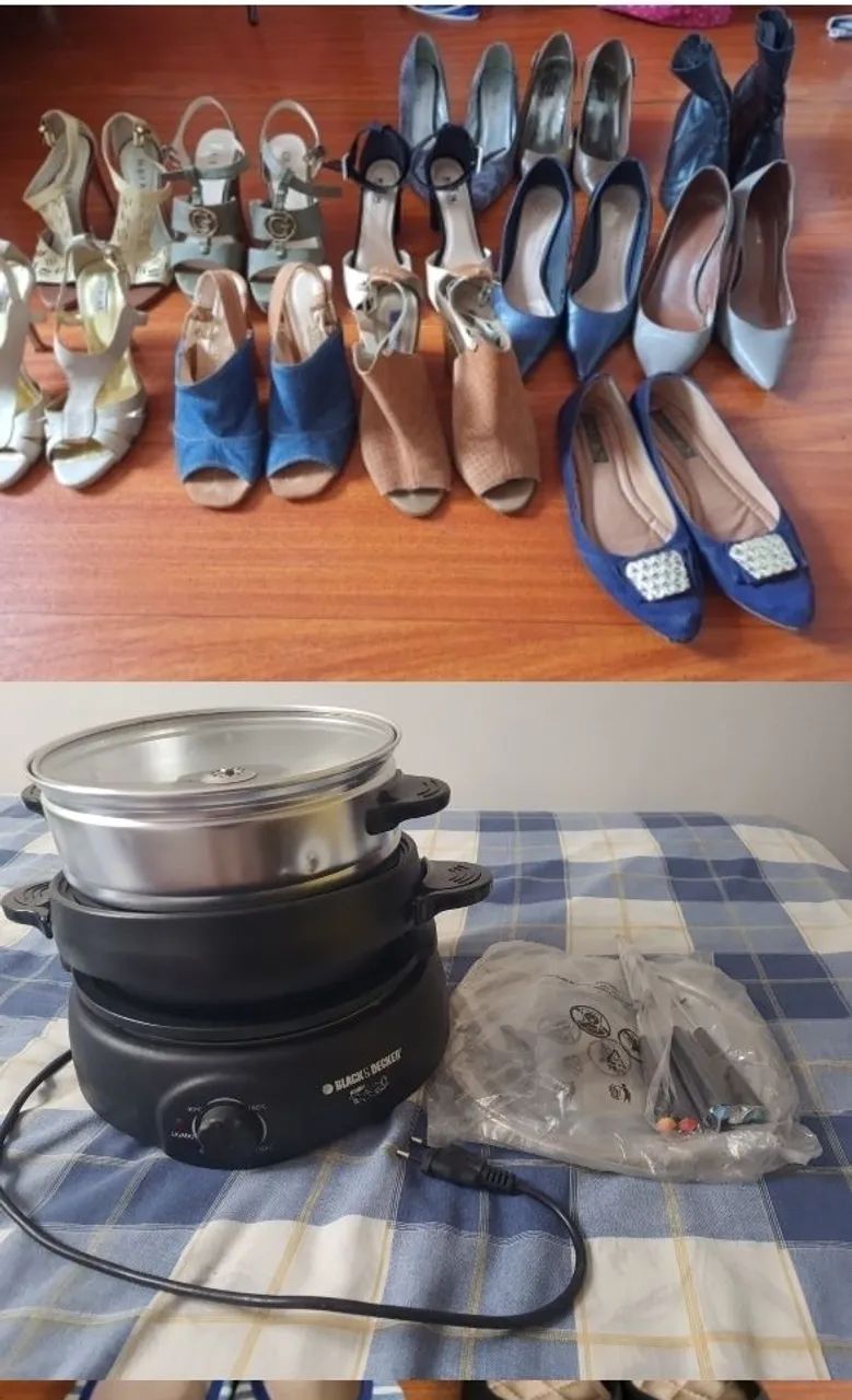 Lote calçados roupas e mais - Foto 2