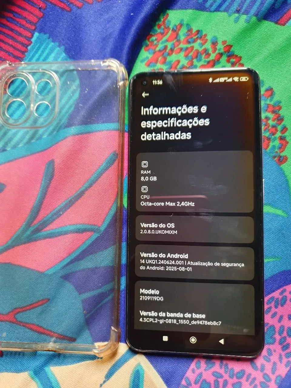 Xiaomi 11 lite 5g com 256 GB e 8 de ram todo original  - Foto 2