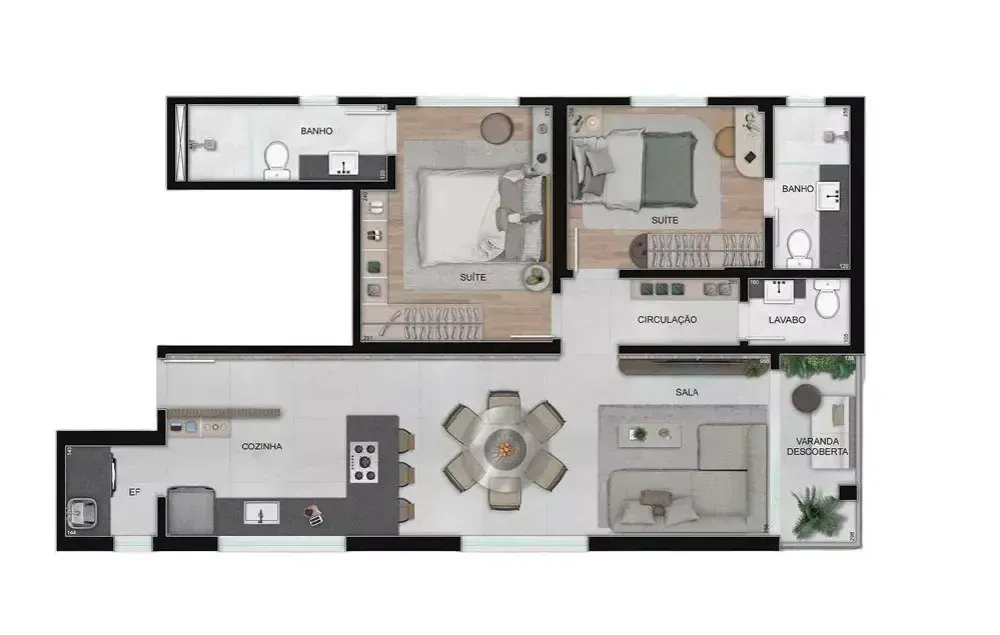PLANTA 75m²