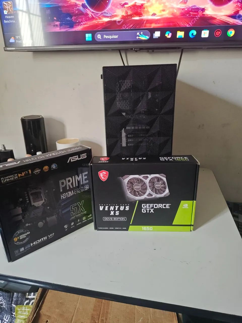 Gabinete gamer aceito Troca 