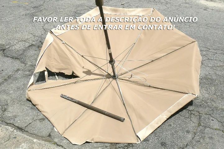 Guarda sol 2,4m c/ manivela