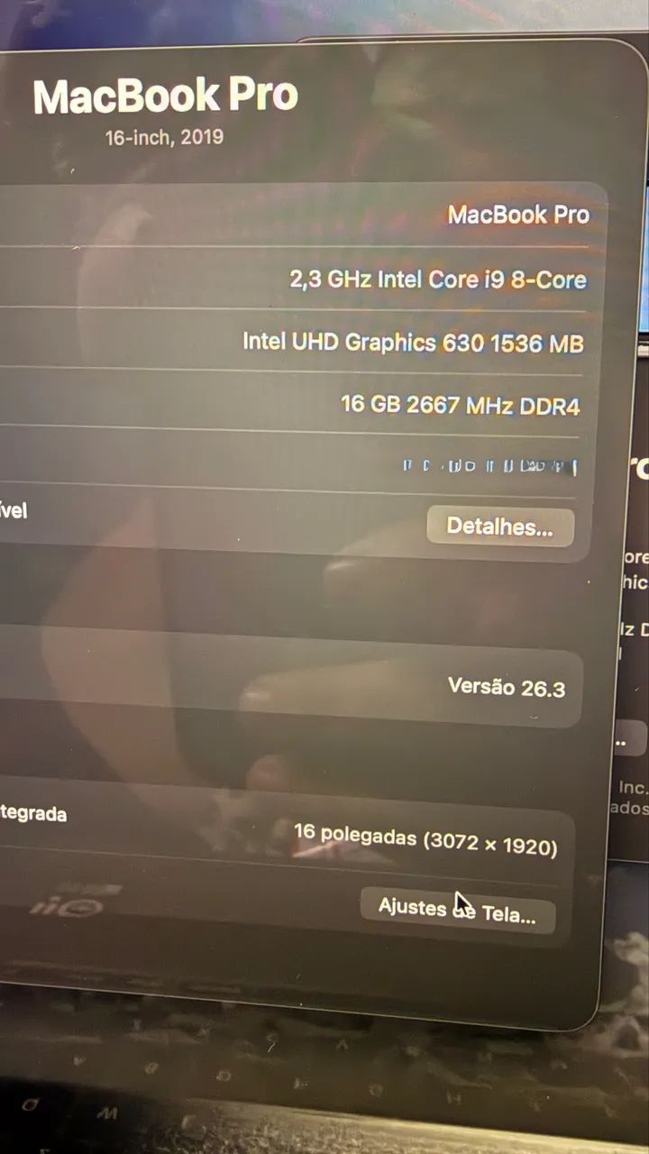 MacBook Pro 2019 i9 1tb 16bg - Foto 5