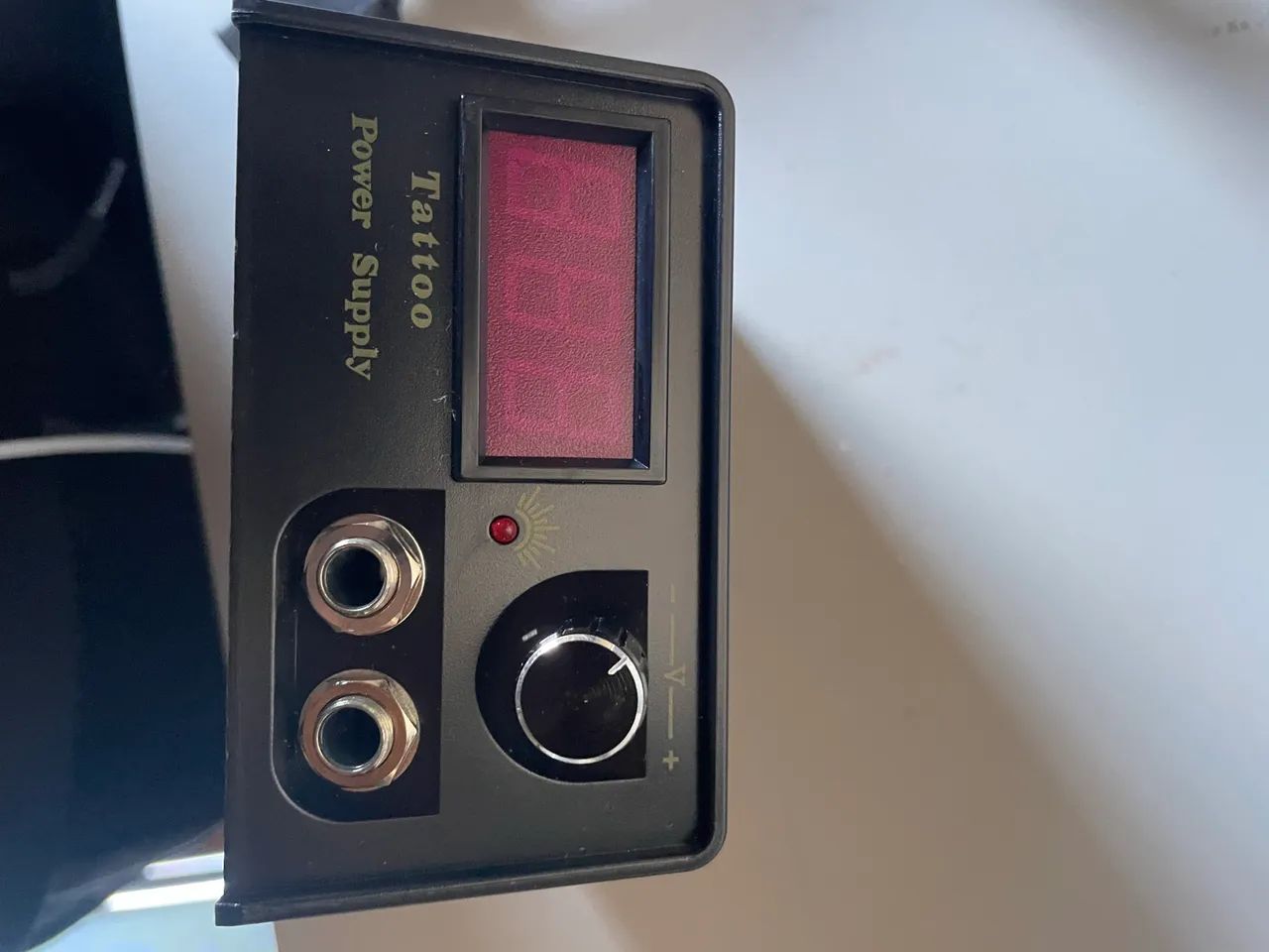 Fonte Digital Para Tatuagem Tattoo Power Supply Com Cabo De Forca - Foto 2