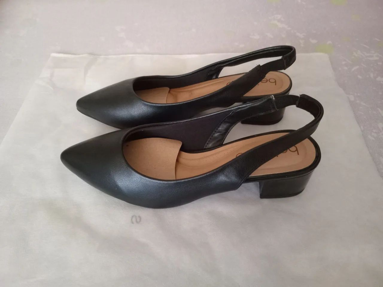 Slingback preto - Foto 3