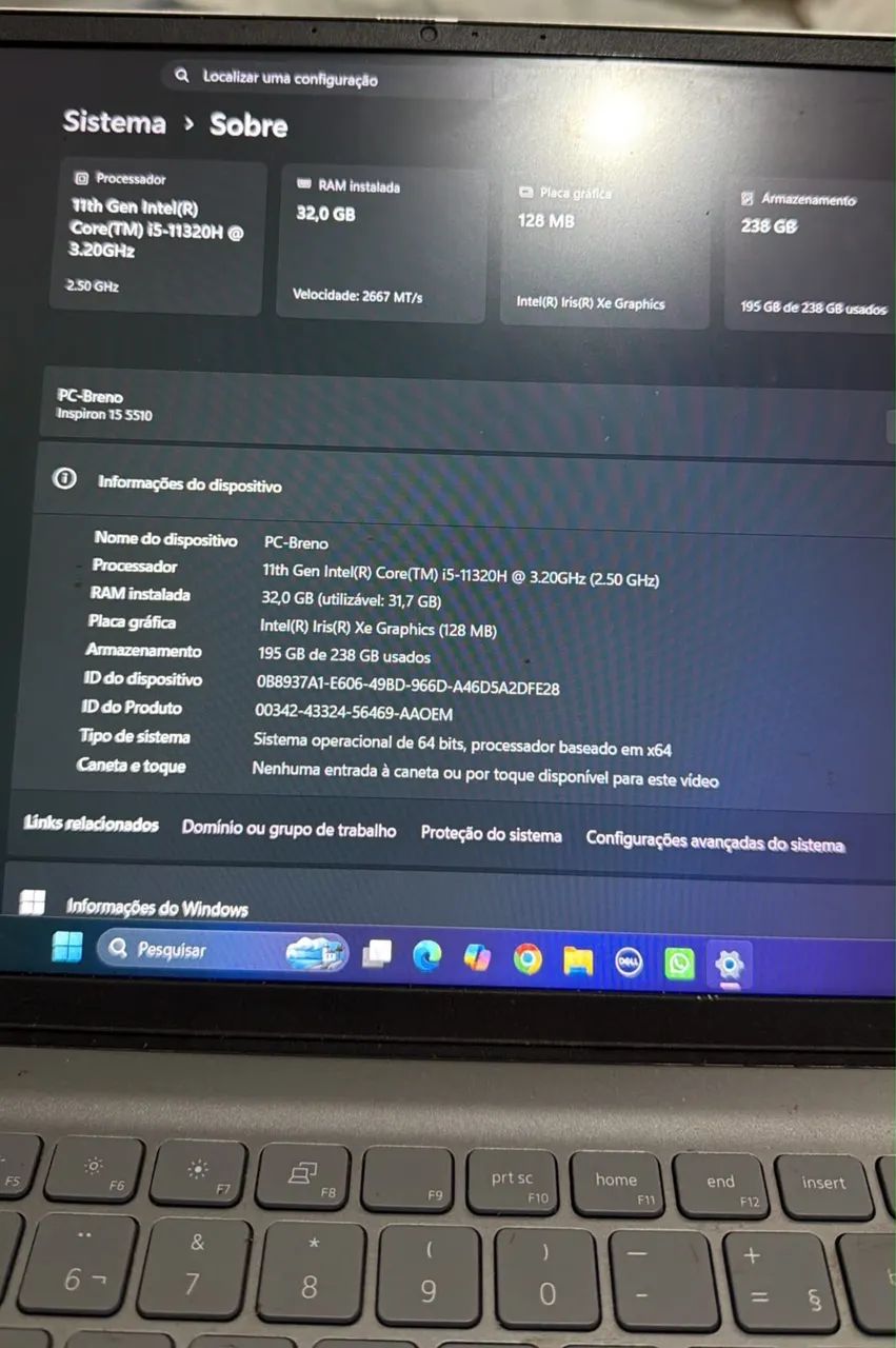 NOTEBOOK DELL INSPIRON 5 510 - EXCELENTE ESTADO - Foto 3
