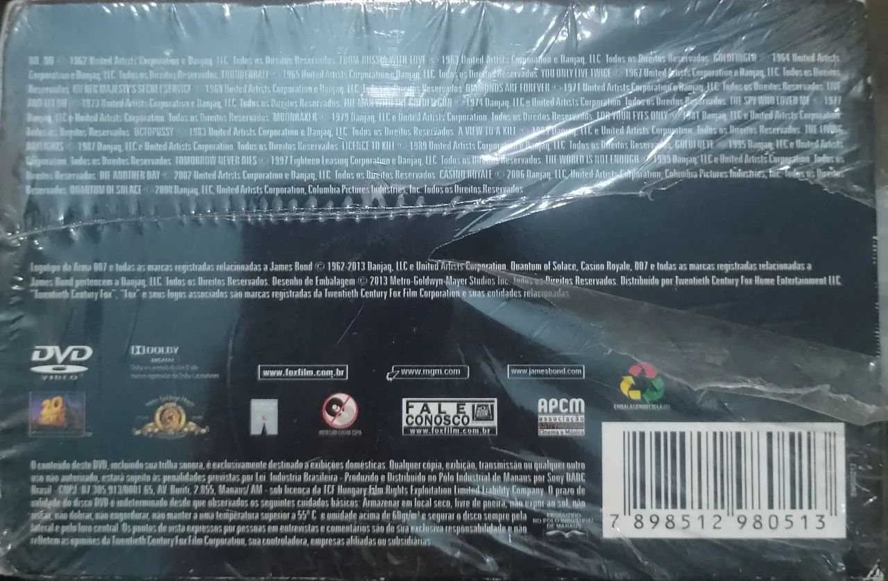 Promoção!!! Box Com 22 Dvds James Bond 007!!! - Foto 5