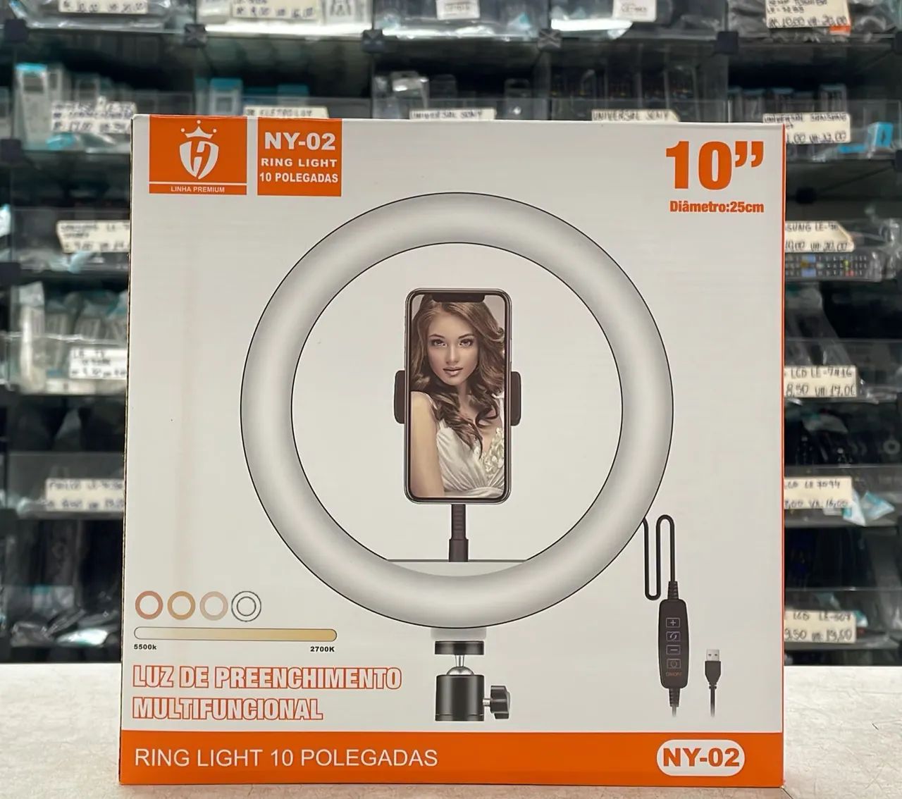 Ring light para fotos e vídeos  - Foto 4