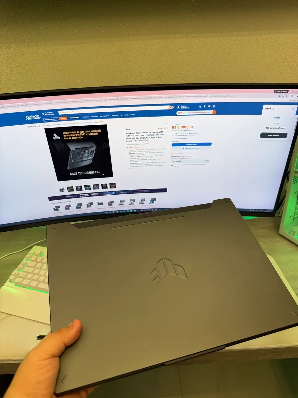 Notebook ASUS TUF GAMING F15 NOVO  - Foto 3