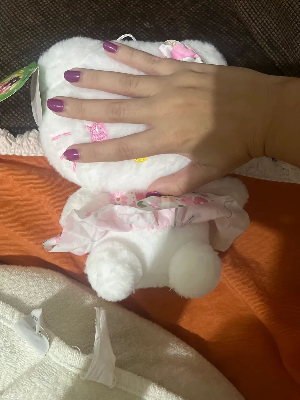 PELÚCIA HELLO KITTY VESTIDO ROSA - Foto 3