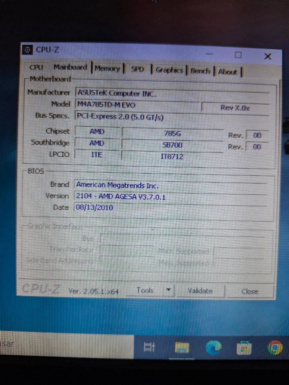 Placa mãe Asus com processador (AMD Athlon) e memória (8Gb) - Foto 4