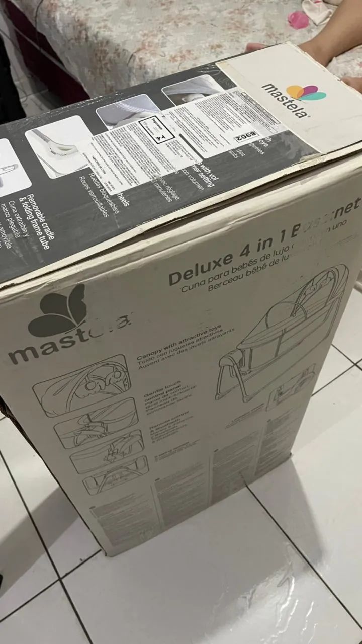 Berço Techno Automático Bluetooth Mastela - Foto 3
