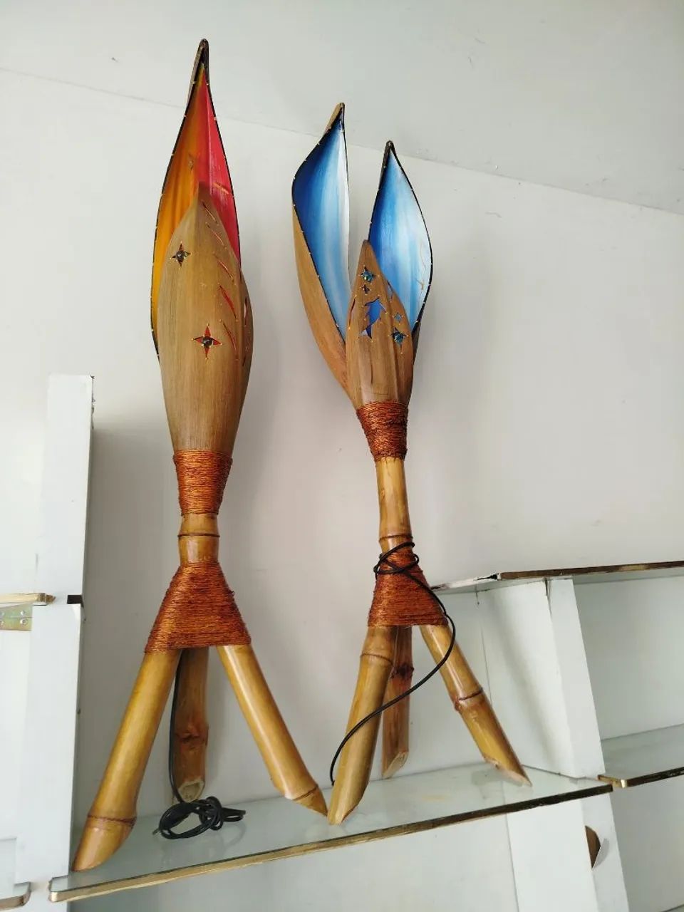 Luminárias artesanais e rústicas  - Foto 3