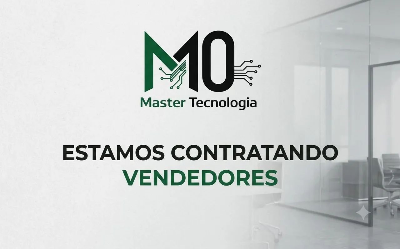 Vaga na área de vendas