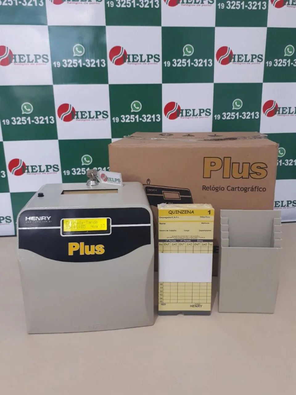 Relógio de ponto Henry Plus - Foto 2
