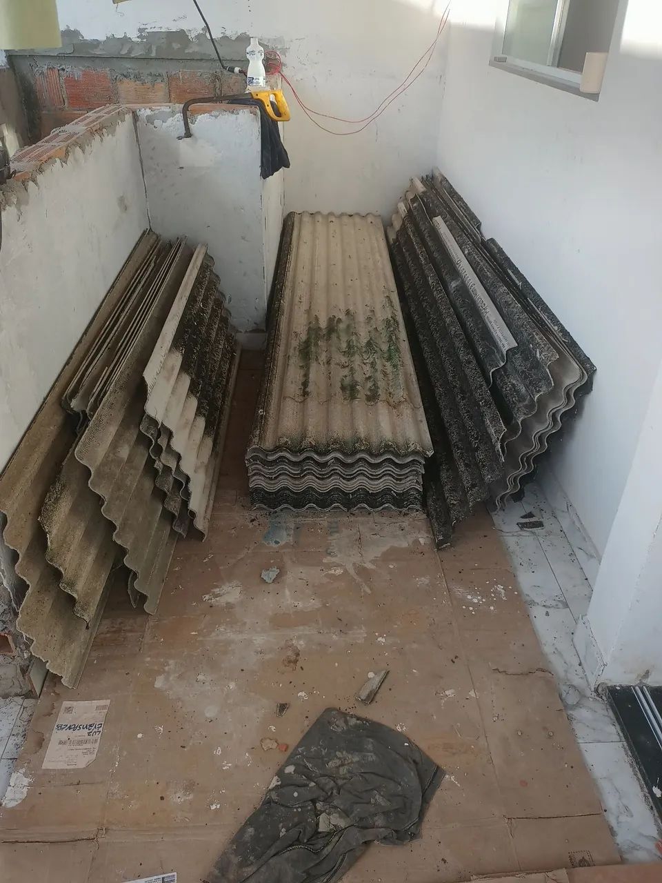 Telhas usadas 