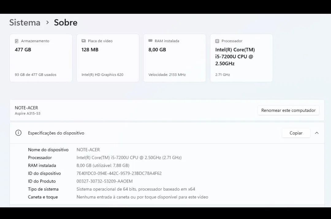 Notebook Acer i5 - Foto 5