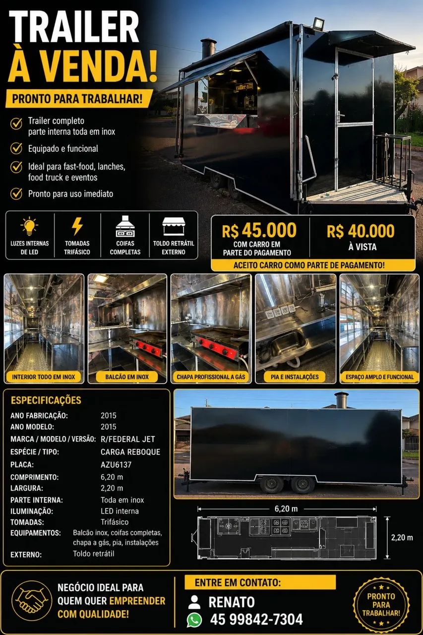 Vende-se trailer 