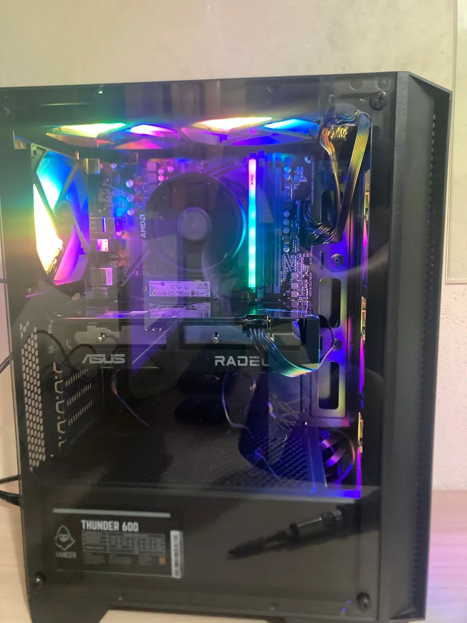 Pc Gamer: Ryzen 5500 + Rx6600 e 16gb RAM 