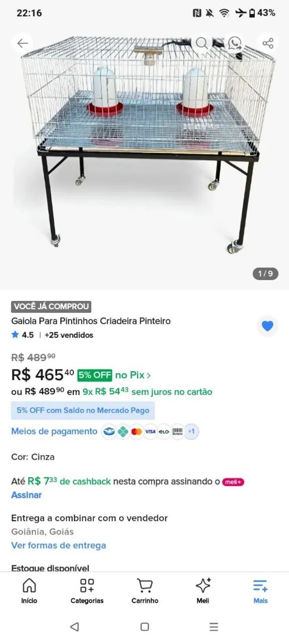VIVEIRO PARA PINTINHO  - Foto 4