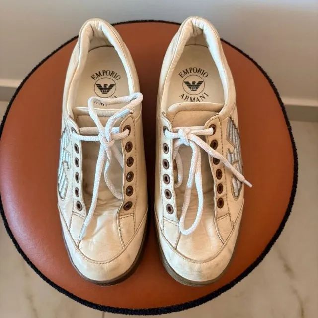 tenis branco giorgio armani - Foto 4