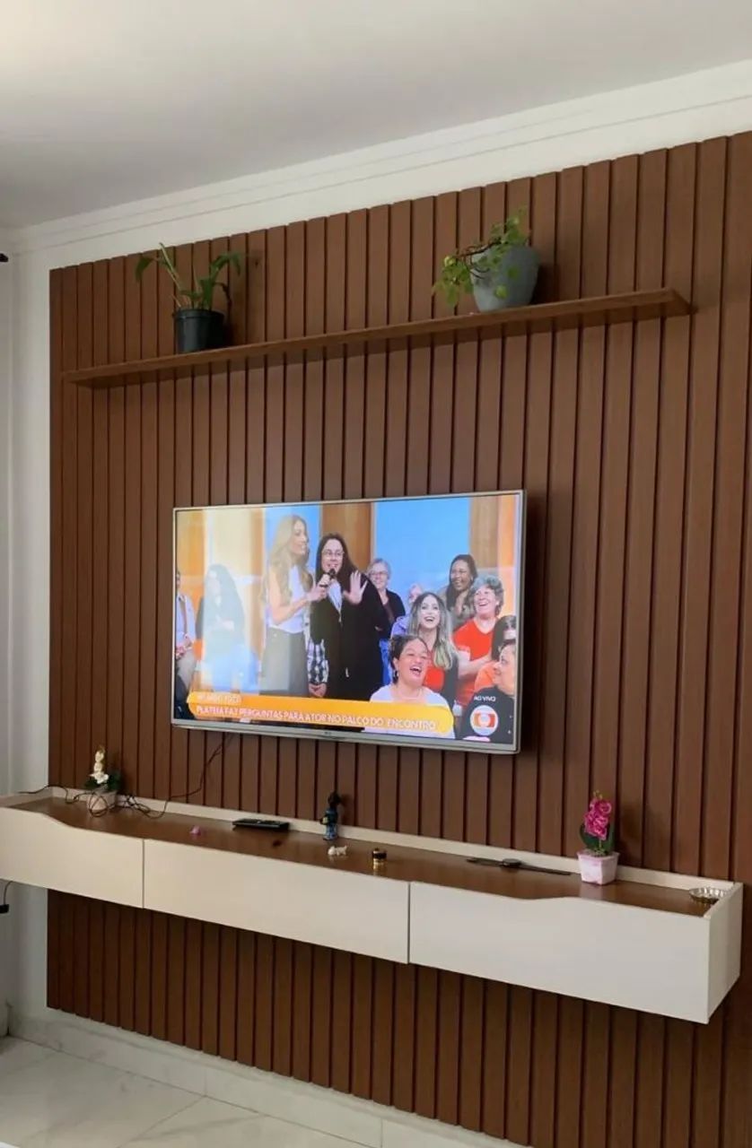 Rack Painel Rippado para Tv até 85 polegadas