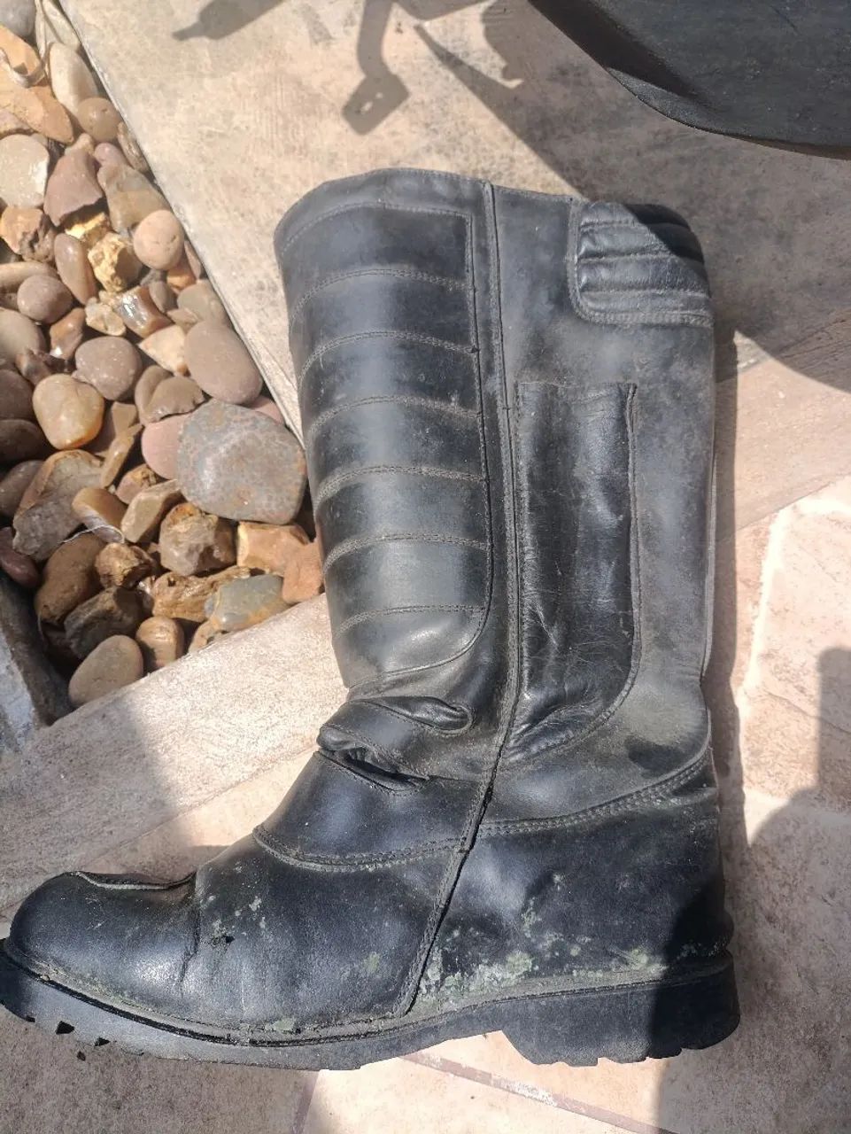 Bota de motoqueiro igual da SAMU 