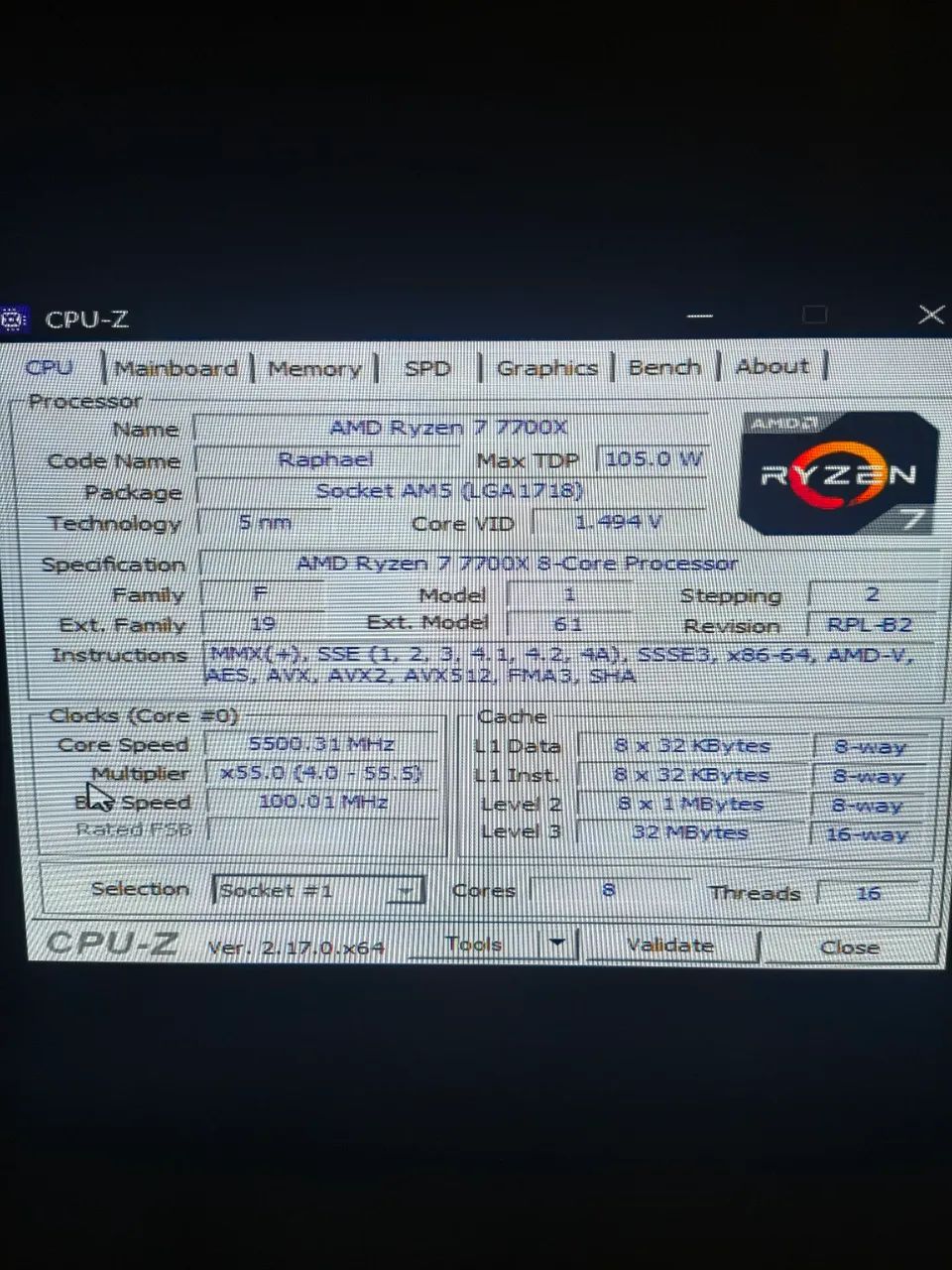 Ryzen 7700x - Foto 2