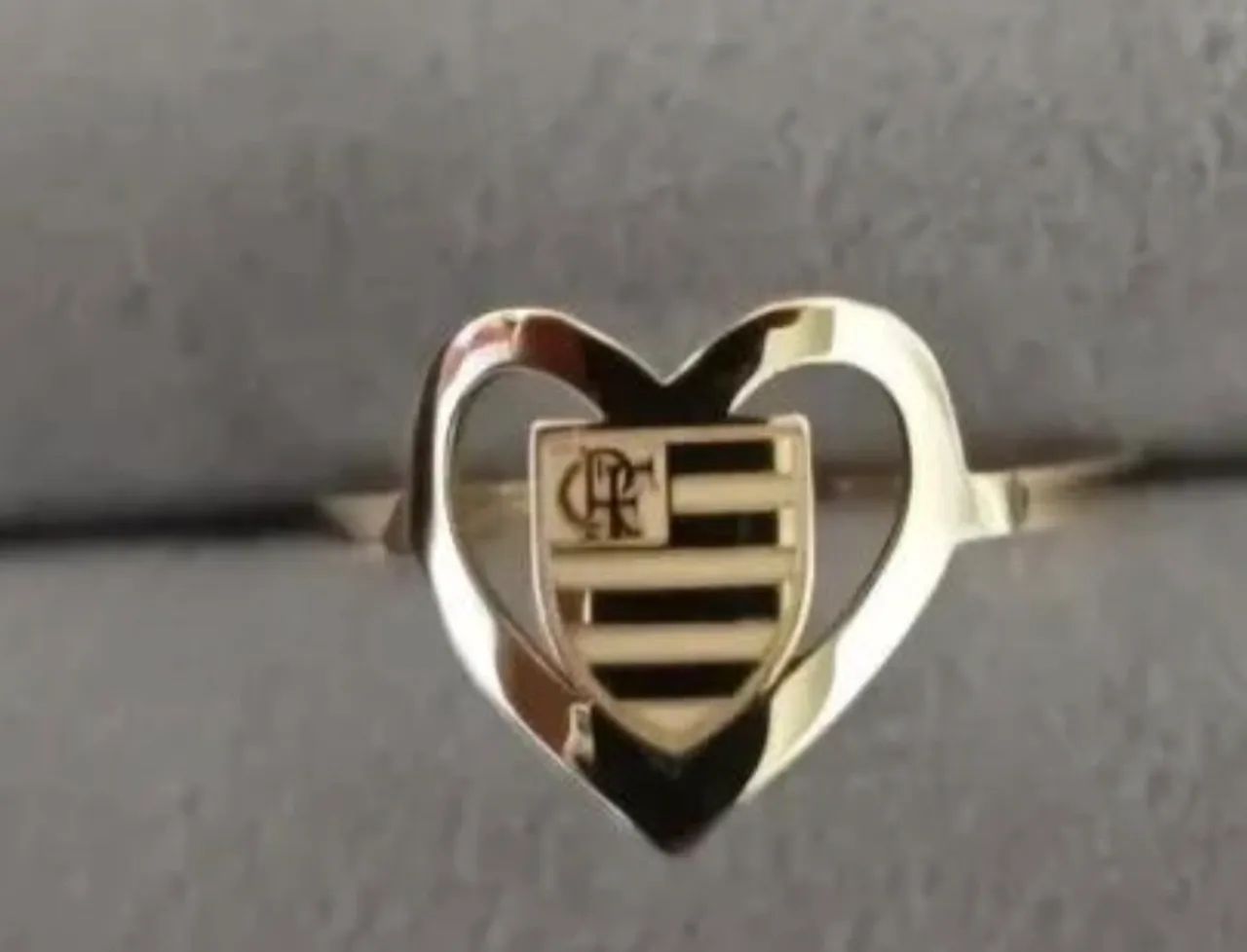Anel de ouro Flamengo 