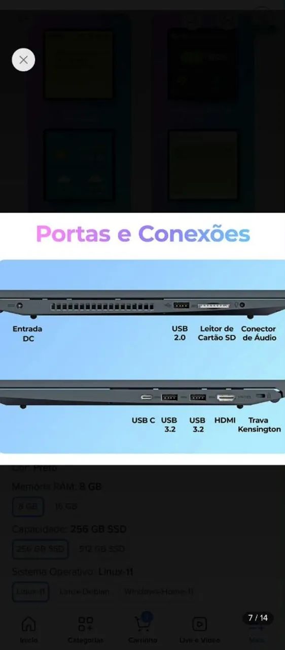 NA GARANTIA AINDA Notebook Positivo Vision i15M Minitela  - Foto 3