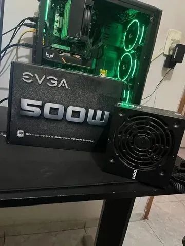Fonte EVGA, 500W, 80 Plus White, PFC Ativo - Foto 2