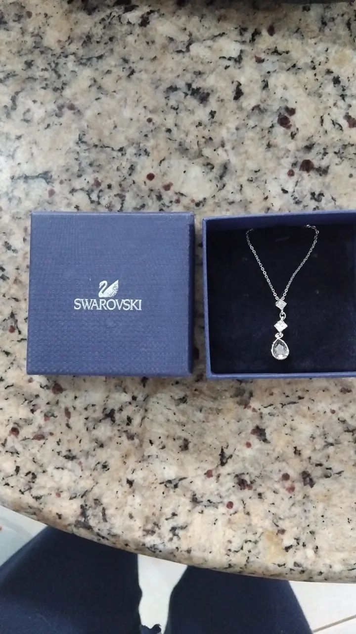 Colar swarovski original Eveline 