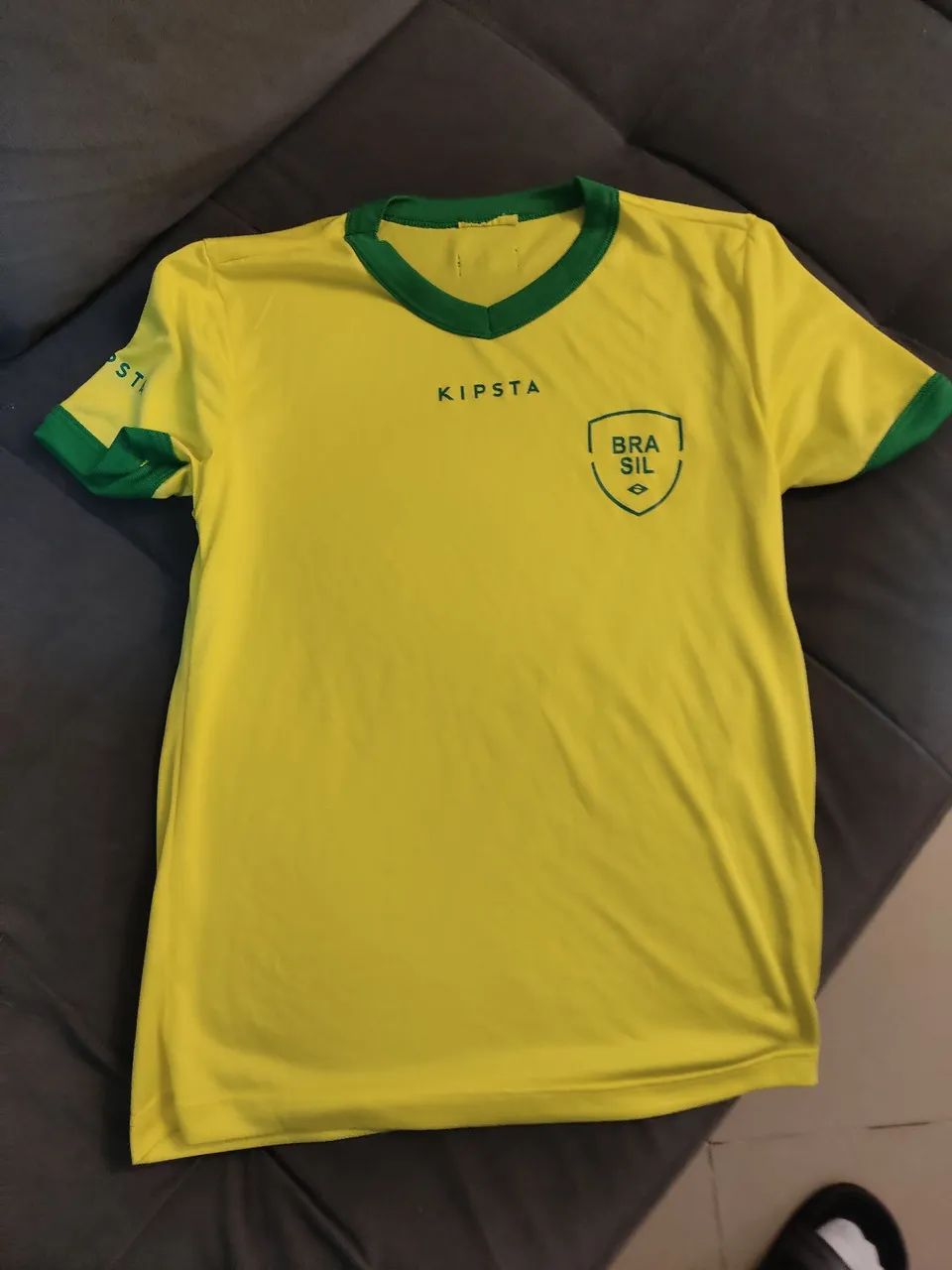 Camisa Brasil Kipsta infantil 