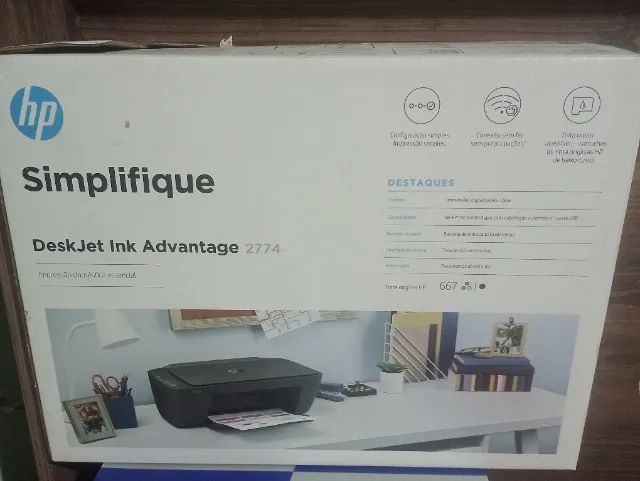 IMPRESSORA HP DESKJET INK ADVANTAGE 2774