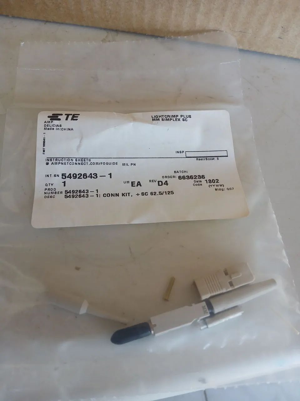 Kit conector Optico SIMPLEX SC - Foto 3