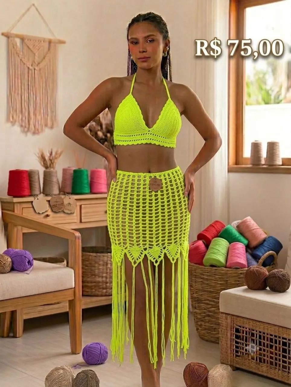 Moda praia ? em crochê ? - Foto 3