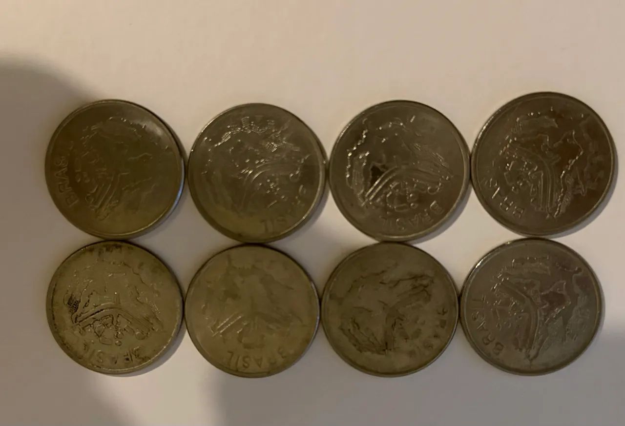 Lote com 8 Moedas- 50 Cruzeiros, Anos Diversos - Foto 4