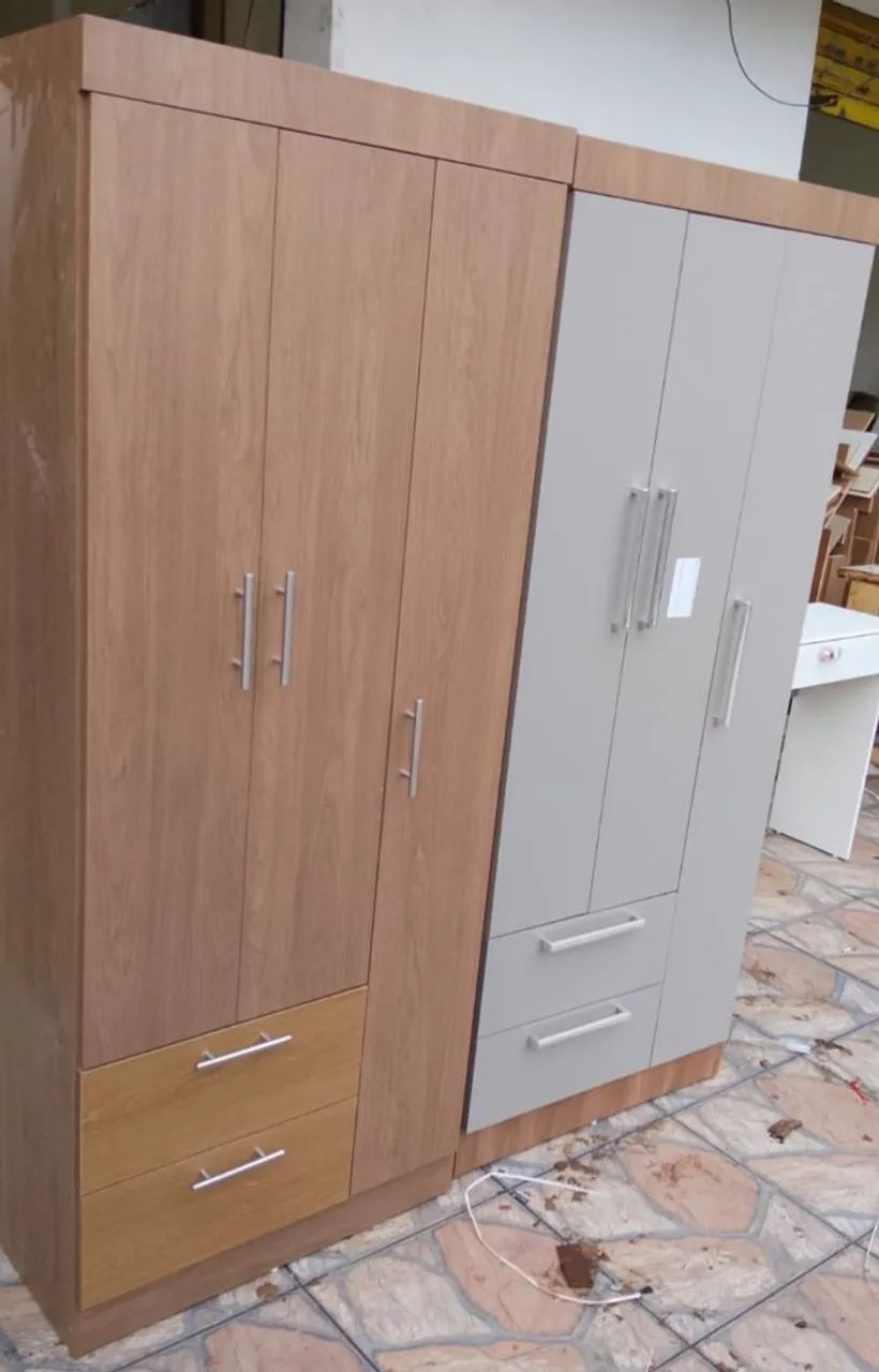 Guarda Roupa Solteiro 100% MDF 