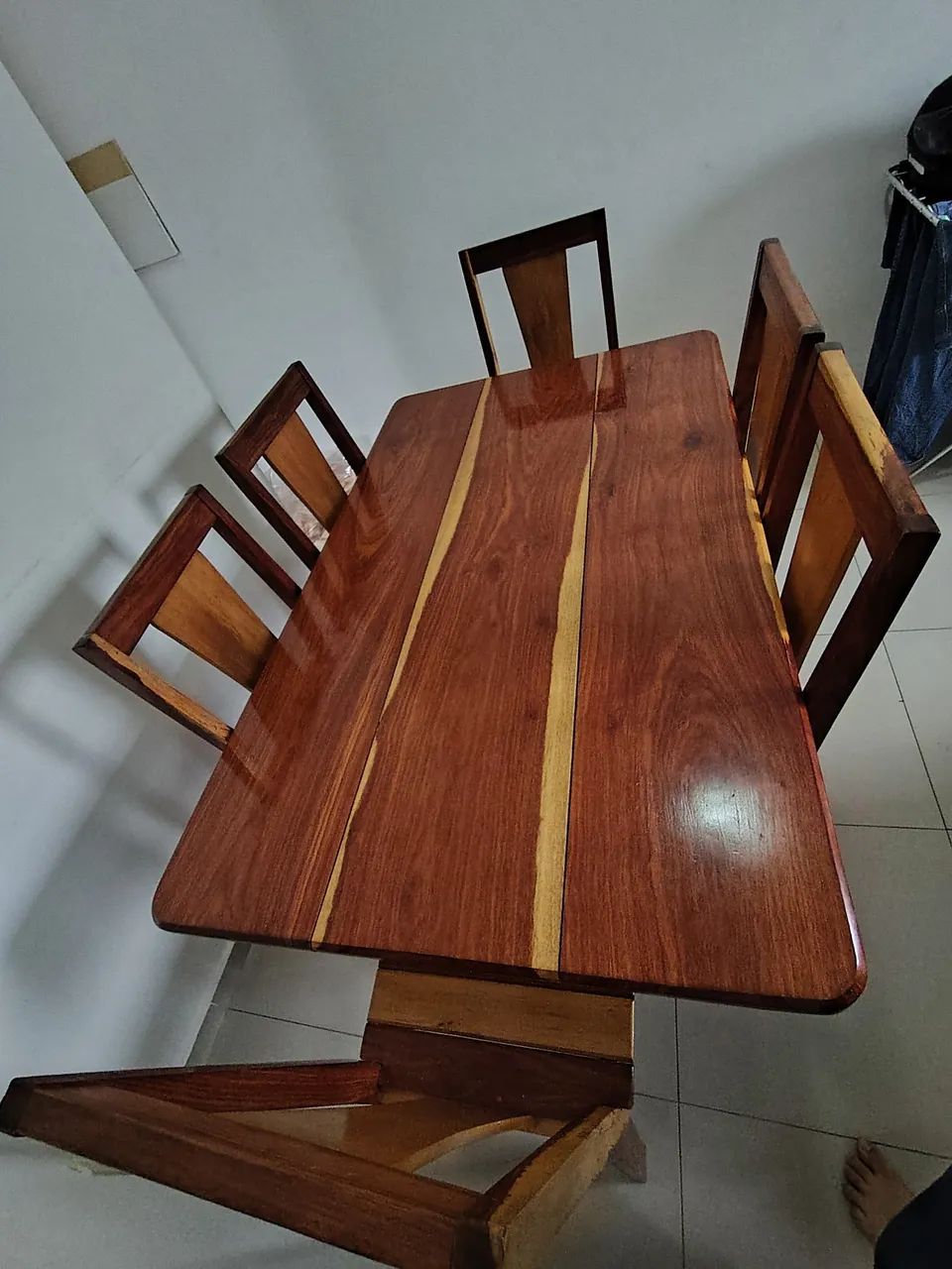 Mesa de madeira macacaúba  - Foto 2