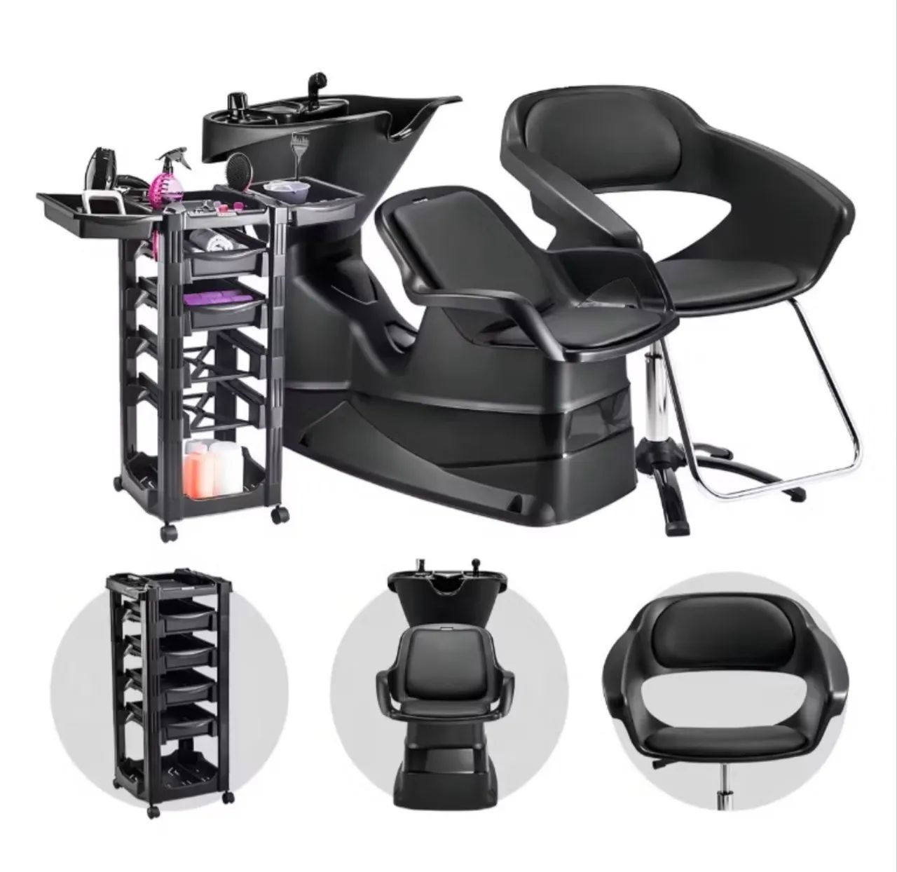 Kit Salão Cometo Dompel Preto