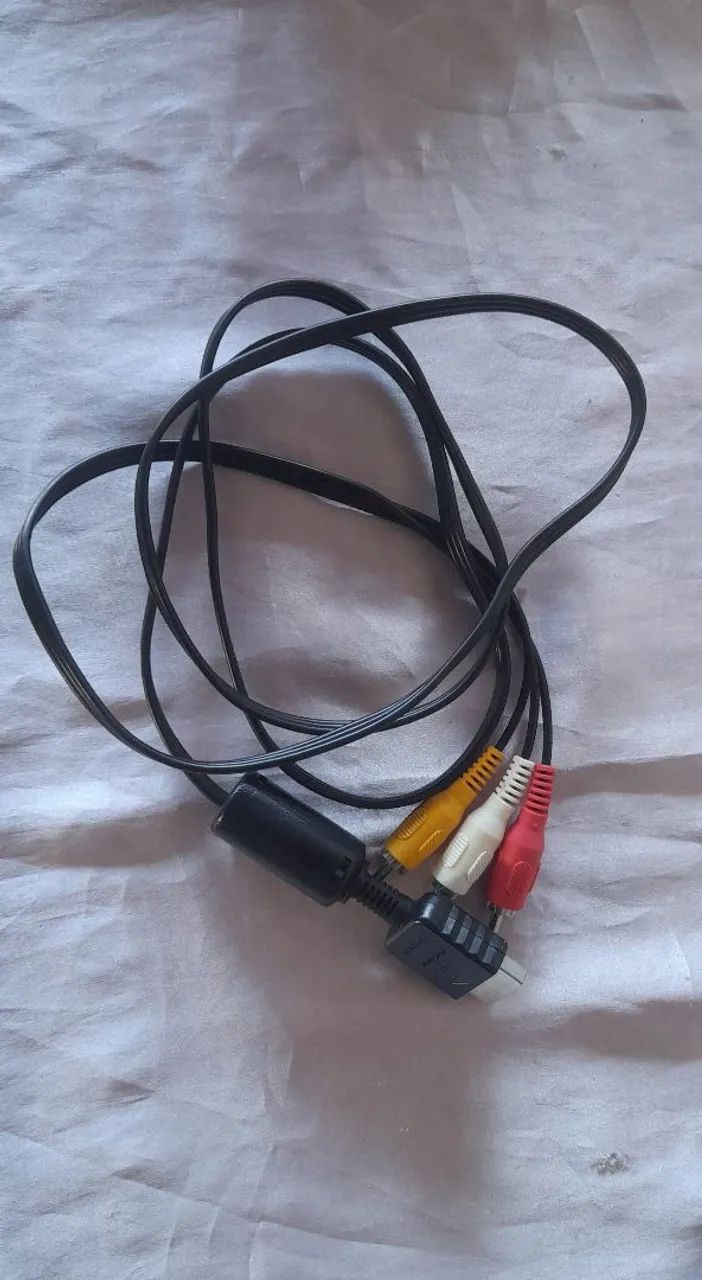 Cabo Ps3 e ps2 original audio e video - Foto 2