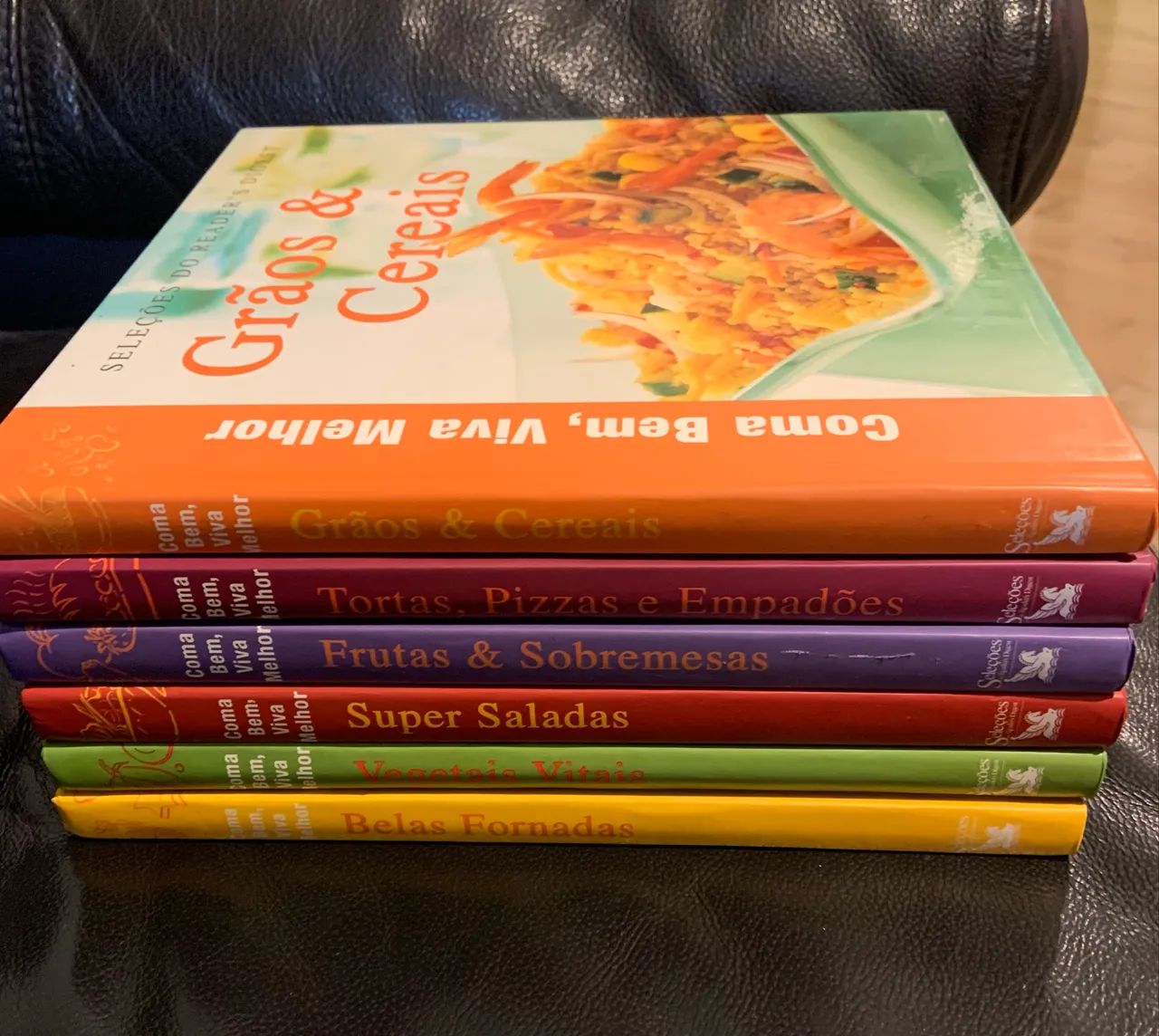 Coleção 6 livros culinária capa dura receitas práticas  - Foto 3