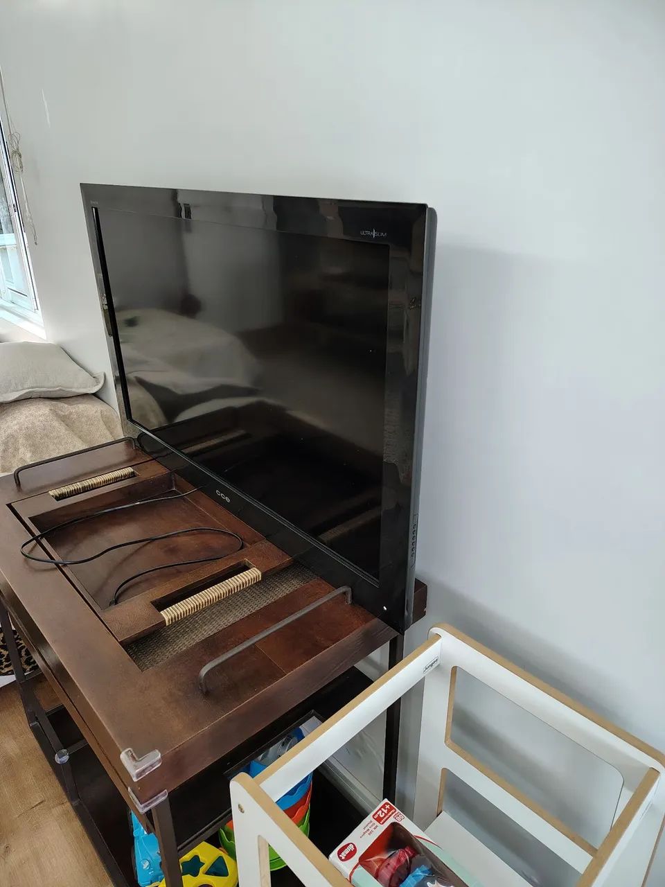 TV usada em excelente estado não é smart - Foto 4