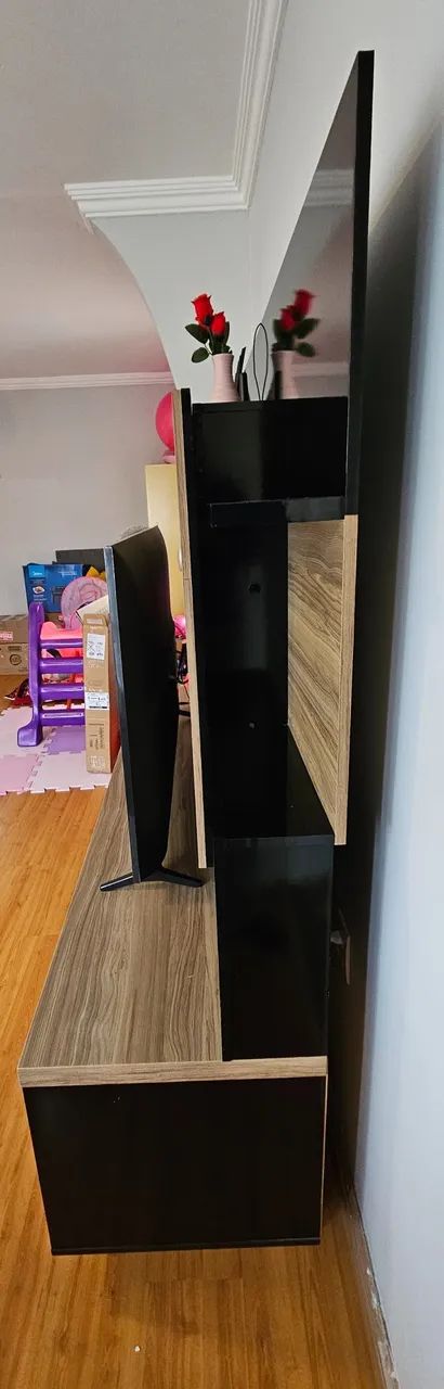 Estante rack com painel para sala - Foto 3