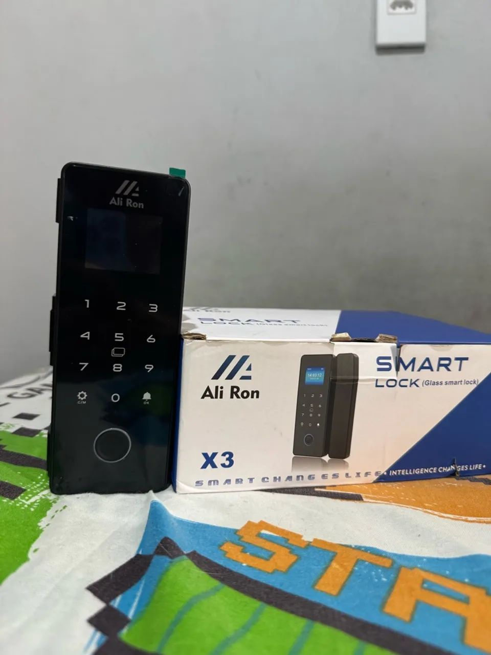 Fechadura Eletrônica Digital Smart Lock Ali Ron X3 Nova