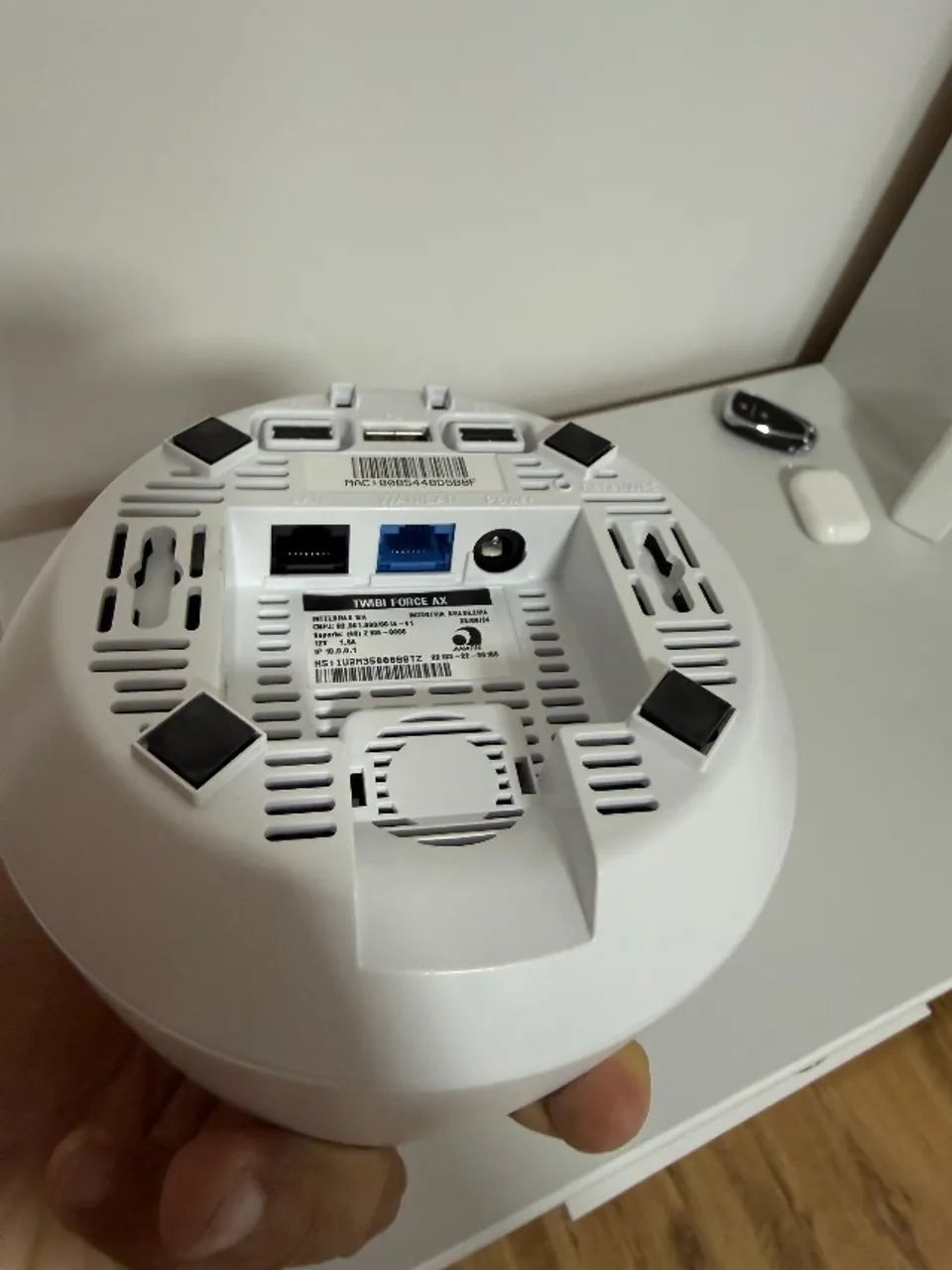 Roteador Mesh Sem Fio Wifi 6 1200mb Intelbras Twibi Force Ax Cor Branco - Foto 4