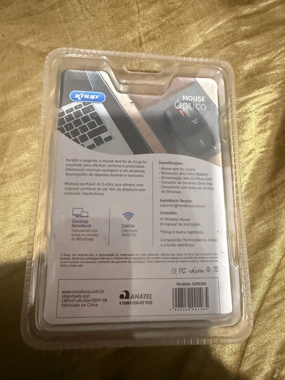 Mouse sem fio knup  - Foto 2