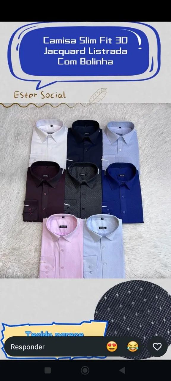 camisas social slim  - Foto 5