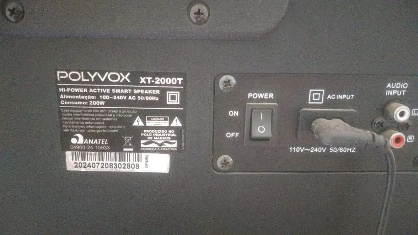 Caixa de som Polyvox XT-2000T SMART