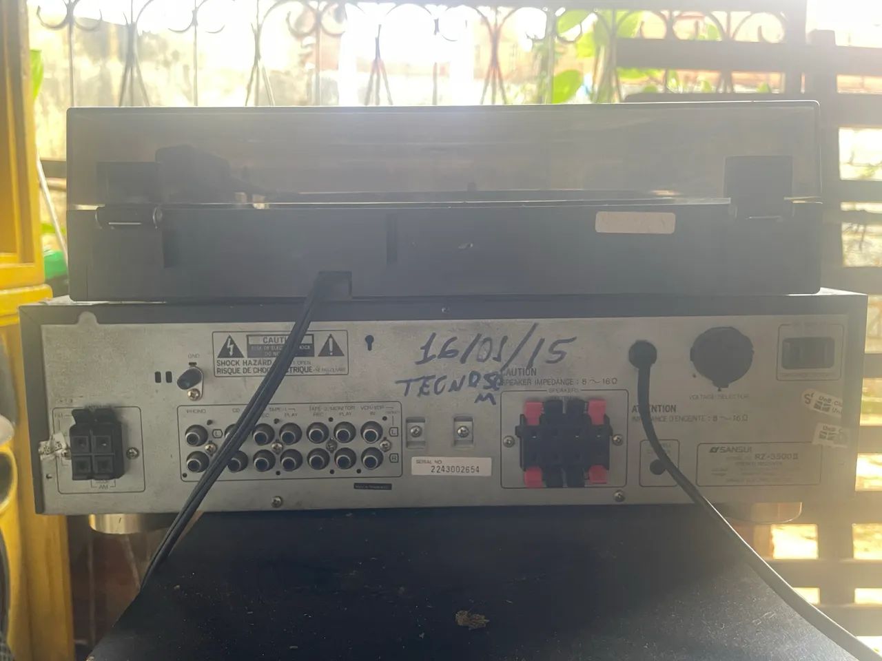 Receiver Sansui Model RZ 3500 e Caixa Sony Sigma - Aparelhos de